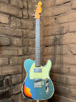 Fender Custom Shop Levi Perry Masterbuilt '60 Telecaster Custom Heavy Relic - Lake Placid Blue over 3 Tone Sunburst (New)