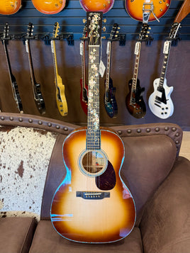 Martin O'ahu K-42 Hibiscus Special Edition - Sitka Spruce Dark Toasted Burst (New)