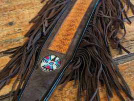 Jodi Head Premium Leather Straps - Brown Suede with Insert