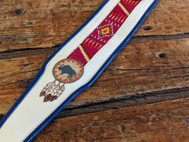 Jodi Head Premium Leather Straps - Buffalo Beaded
