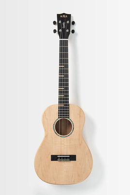 Kala All Solid Flame Maple Waterfall Baritone Ukulele