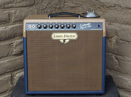 Louis Electric Columbia Reverb Tube Combo Amp - Tan/Blue (Used)