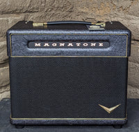 
              Magnatone Baby M-80 12-watt 1 x 10-inch Tube Combo Amplifier - Purple Python Tolex (New)
            