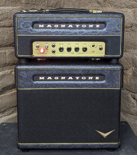 Magnatone Baby M-80 12-watt Amplifier Head with Matching 1x10