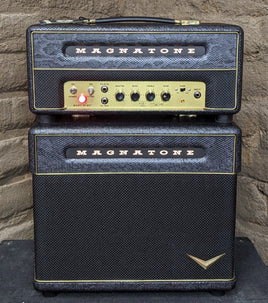 Magnatone Baby M-80 12-watt Amplifier Head with Matching 1x10" Speaker Cabinet - Purple Python Tolex (New)