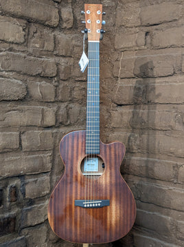 Martin 000C Jr-E StreetMaster Acoustic-electric Guitar - Dark Mahogany Distressed (New)
