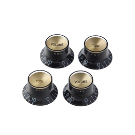 Gibson Aged Top Hat Knobs 4pk - Black (Copy)
