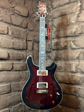 PRS SE Hollowbody Standard Fire Red Burst (New)