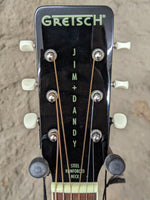 
              Gretsch Limited-edition Jim Dandy Concert Solid Top Acoustic Guitar - Heritage Burst (New)
            