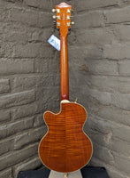 
              Gretsch LTD Broadkaster Jr. Semi-hollowbody Electric Guitar - Roundup Orange Stain (New)
            