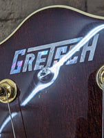 
              Gretsch LTD Broadkaster Semi-hollowbody Electric Guitar - Roundup Orange Stain (Scratched)
            