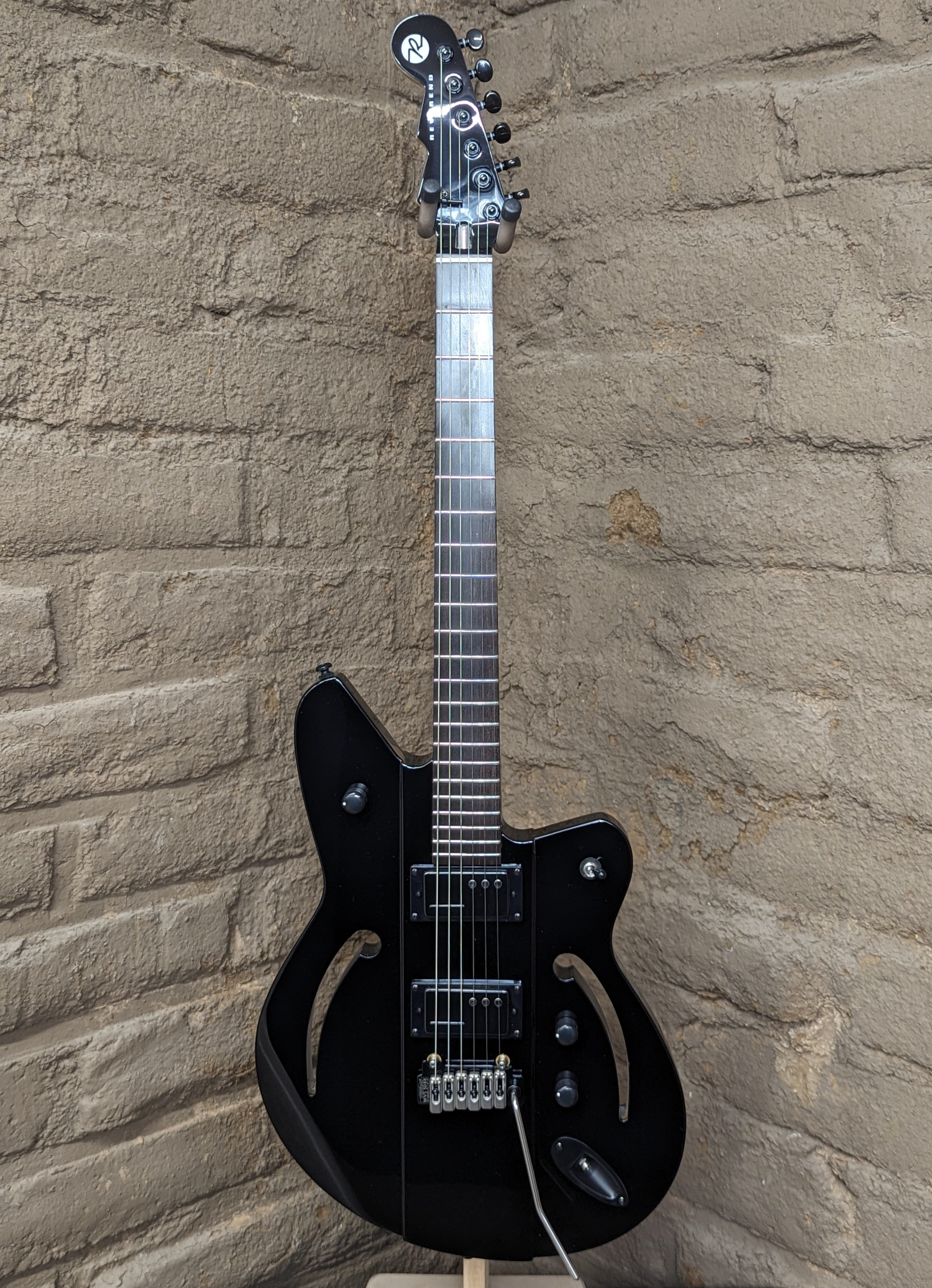 Reverend Airsonic W Electric Guitar - Midnight Black (New