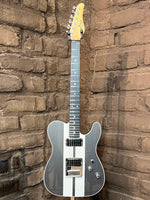
              Schecter USA PT Custom - Charcoal Grey with Racing Stripe (New)
            