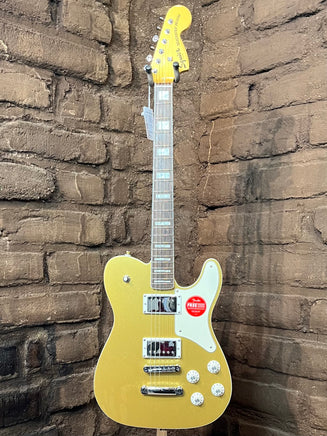 Squier Limited Edition Paranormal Troublemaker Telecaster Deluxe - Aztec Gold