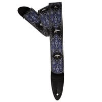 PRS 2" Guitar Strap, Custom Jacquard Birds Fleur - Violet