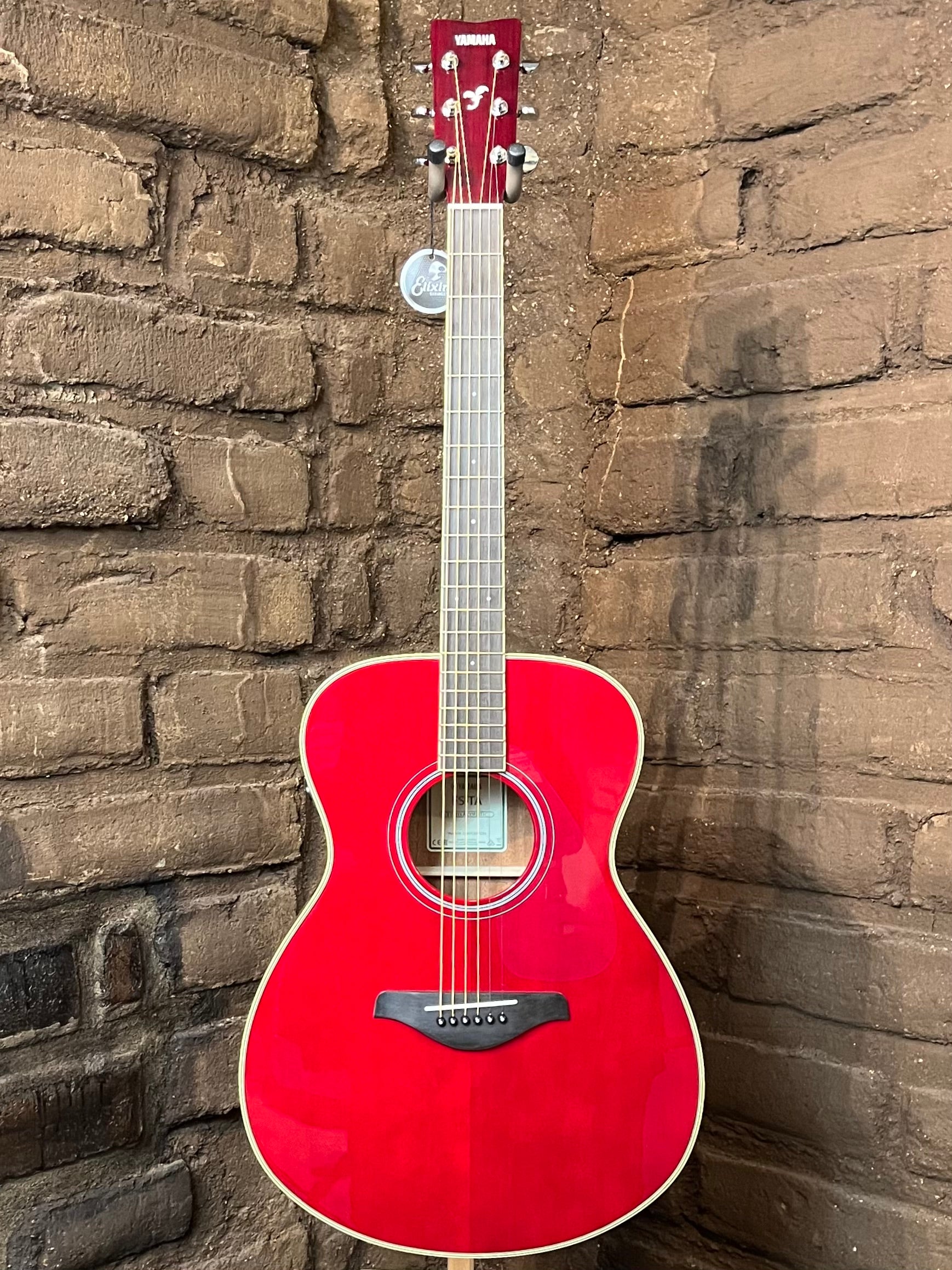 Yamaha FS-TA TransAcoustic Ruby Red (New)| Black Mountain
