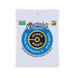 Martin Authentic Acoustic SP® Guitar Strings 80/20 Bronze 10-47 MA170