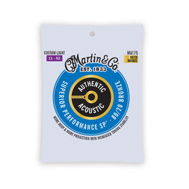 Martin Authentic Acoustic SP® Guitar Strings 80/20 Bronze 11-52 MA175