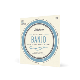 D’Addario 5 String Banjo EJ60 Nickel-Plated