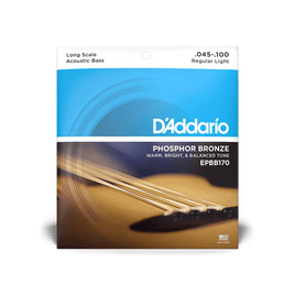 D'Addario EPBB170 .045 - .100 (Long Scale Acoustic Bass)