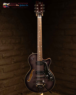 Duesenberg Starplayer CBR Semi-hollowbody Electric Guitar - Trans Black (New)