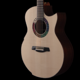 Hozen Guitars Blue Label #329 - Swiss Moon Spruce Ultra-Thin Poly