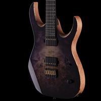 
              Mayones Guitars Duvell Elite 6, EyePoplar 4A - Purple Iris Gloss Top/ Matte Natural Back
            