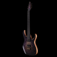 
              Mayones Guitars Duvell Elite 6, EyePoplar 4A - Purple Iris Gloss Top/ Matte Natural Back
            