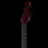 
              Sanez Guitars Ogive - Translucent Red Acrylic with Layer of Gold Leaf Underneath/Candy Red, Vermillion Polyurethane
            