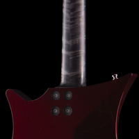 
              Sanez Guitars Ogive - Translucent Red Acrylic with Layer of Gold Leaf Underneath/Candy Red, Vermillion Polyurethane
            