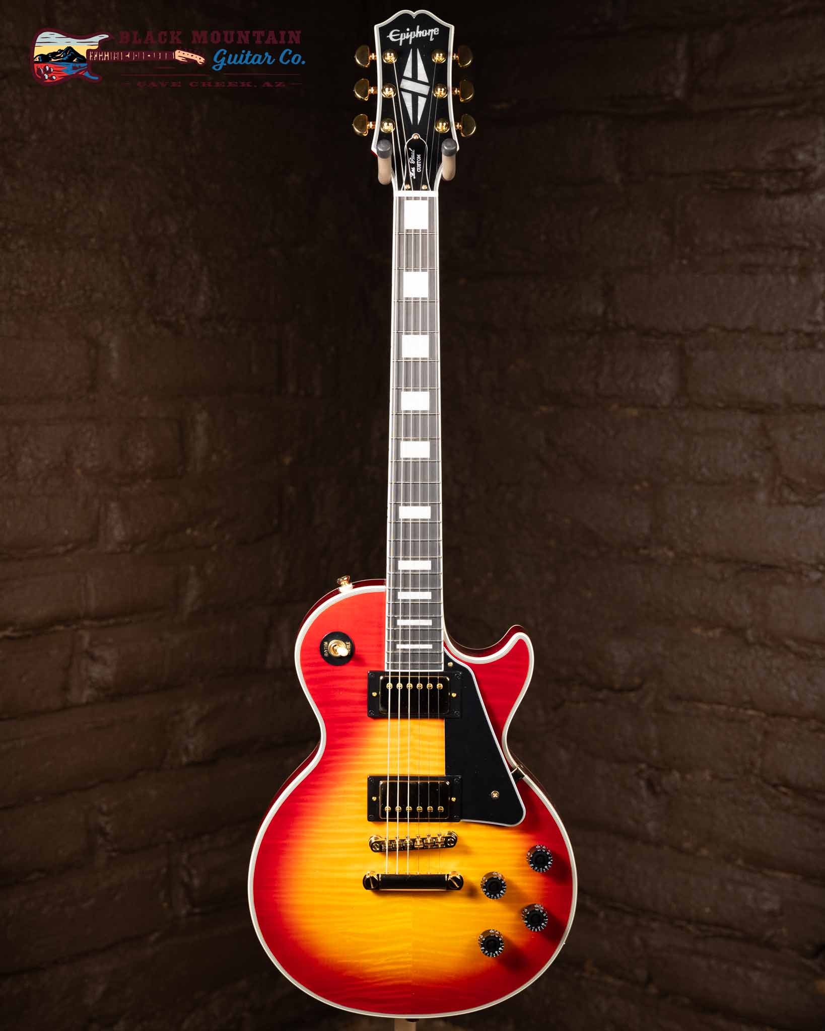Epiphone Les Paul custom HS チェリーサンバースト Epiphone Les Paul Custom Exclusive - Heritage Cherry Sunburst (New