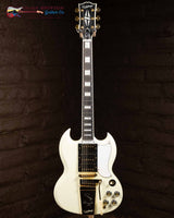 
              Epiphone IGC 1963 Les Paul SG Custom With Maestro Vibrola, Classic White (New)
            