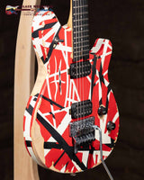 
              EVH Limited Edition Wolfgang Special Striped Series- Red/Black/White Aged (New)
            