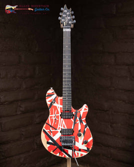 EVH Limited Edition Wolfgang Special Striped Series- Red/Black/White Aged (New)