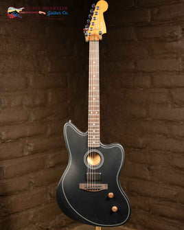 Fender Acoustasonic Standard Jazzmaster Acoustic-electric Guitar - Black (New)