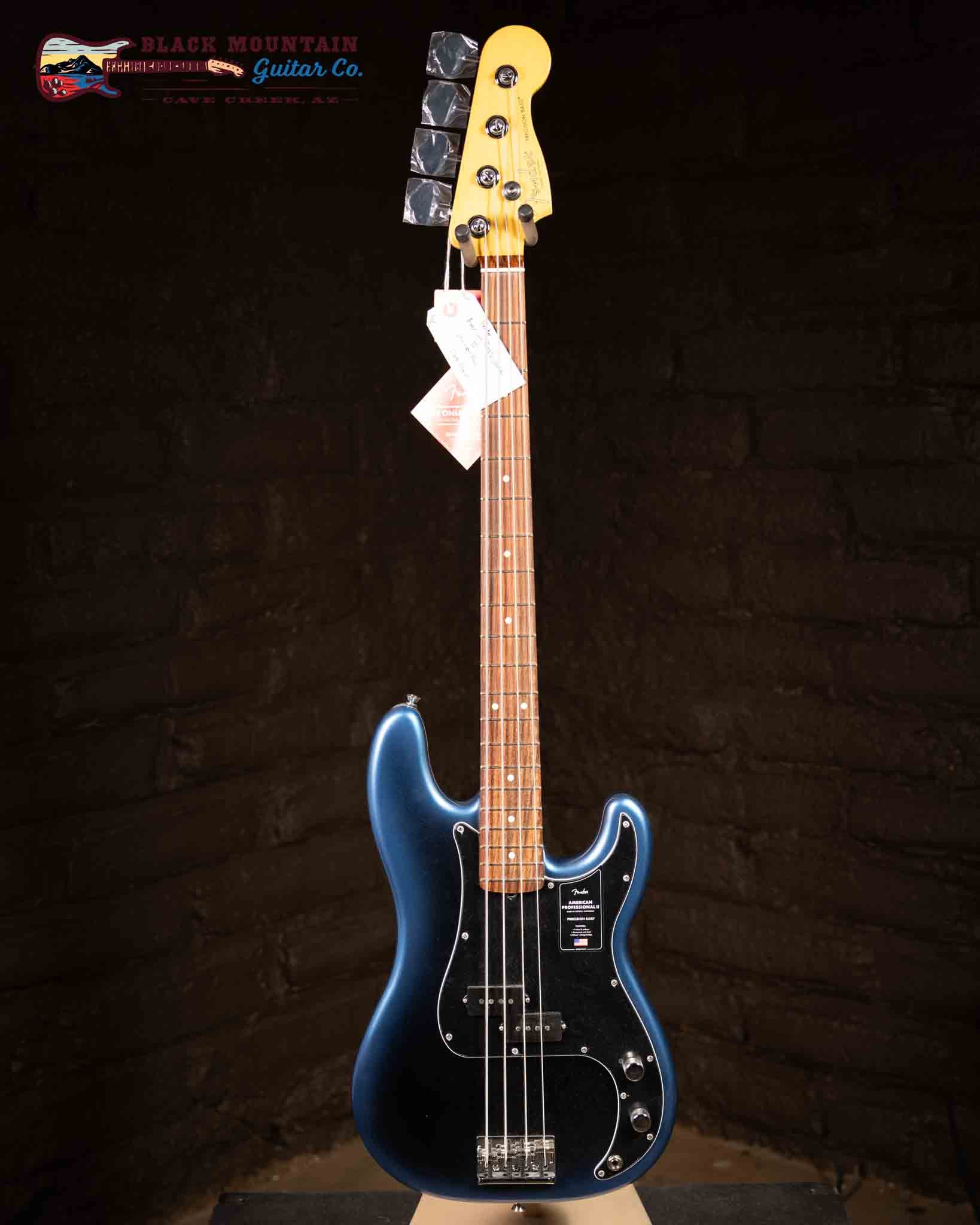 ベース American Professional II Precision Bass Fender American Professional II Precision Bass - Dark Night (New