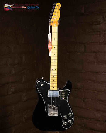 矢沢様1977年製Fender telecaster custom black￼ Fender American Vintage II 1977 Telecaster Custom Electric