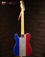 
              Fender Buck Owens Telecaster - Red, Silver and Blue Sparkle (New)
            