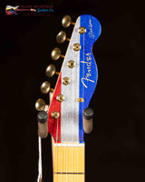 
              Fender Buck Owens Telecaster - Red, Silver and Blue Sparkle (New)
            