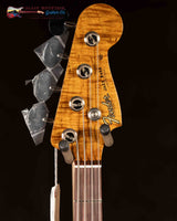 
              Fender Custom Shop Artisan Maple Burl Jazz Bass - Aged Natural (New)
            