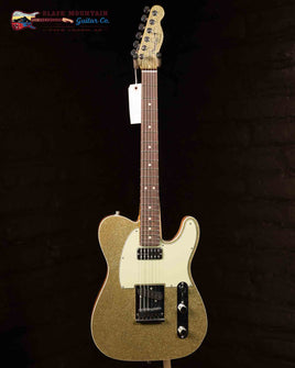 Fender Custom Shop Dual Stack HS Custom Deluxe Telecaster Deluxe Closet Classic - Gold Sparkle w/ Natural Back (New)