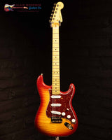 
              Fender Custom Shop Custom Deluxe Flame AAA Top Stratocaster- Aged Cherry Sunburst (New)
            