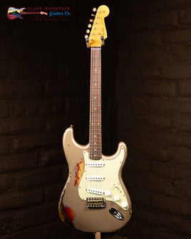 Fender Custom Shop '61 Stratocaster with Maple Neck Super Relic- Shoreline Gold Painted Over 3 Tone Sunburst (New)