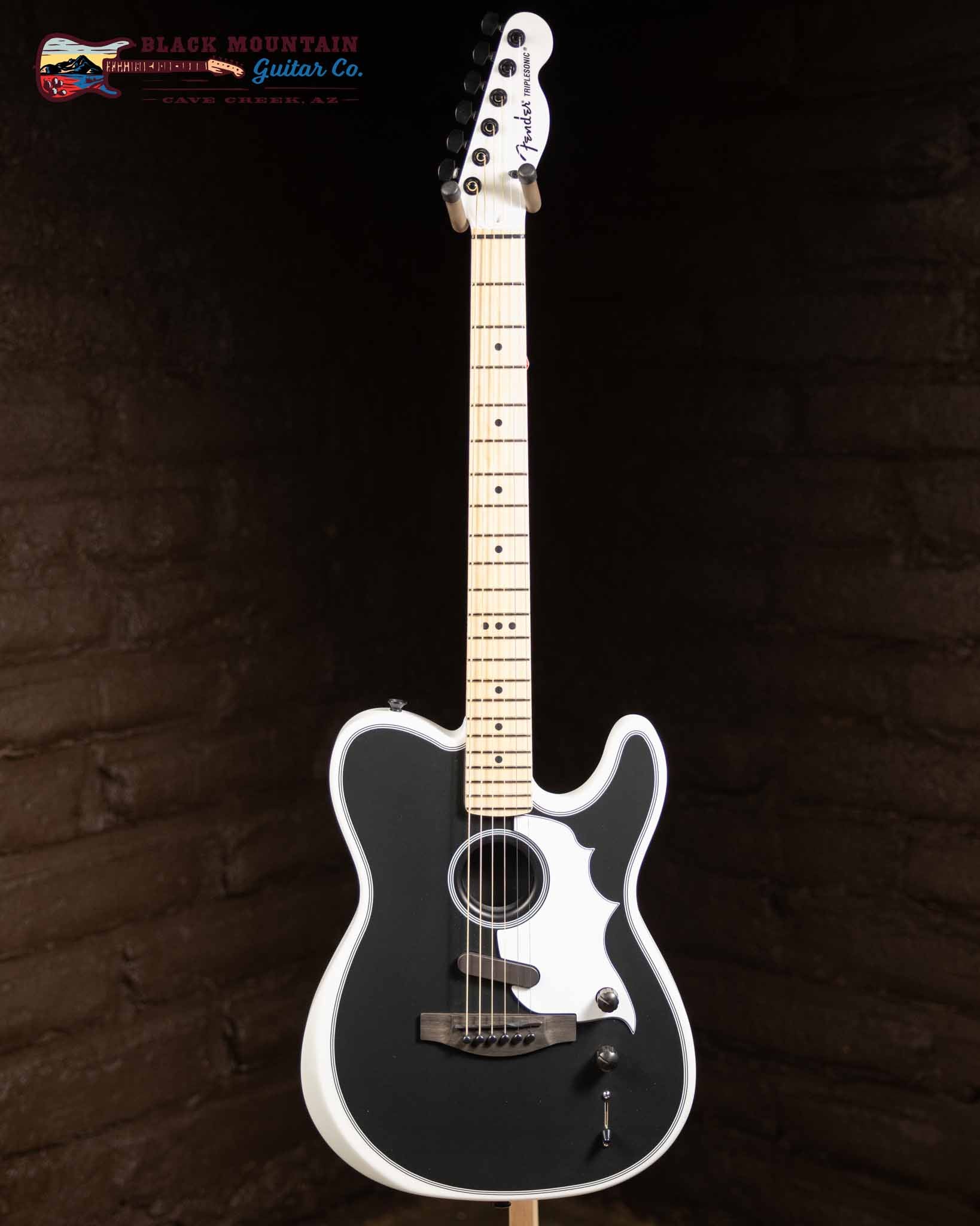 Jack White Triplesonic™ Acoustasonic® Telecaster (New)| Black