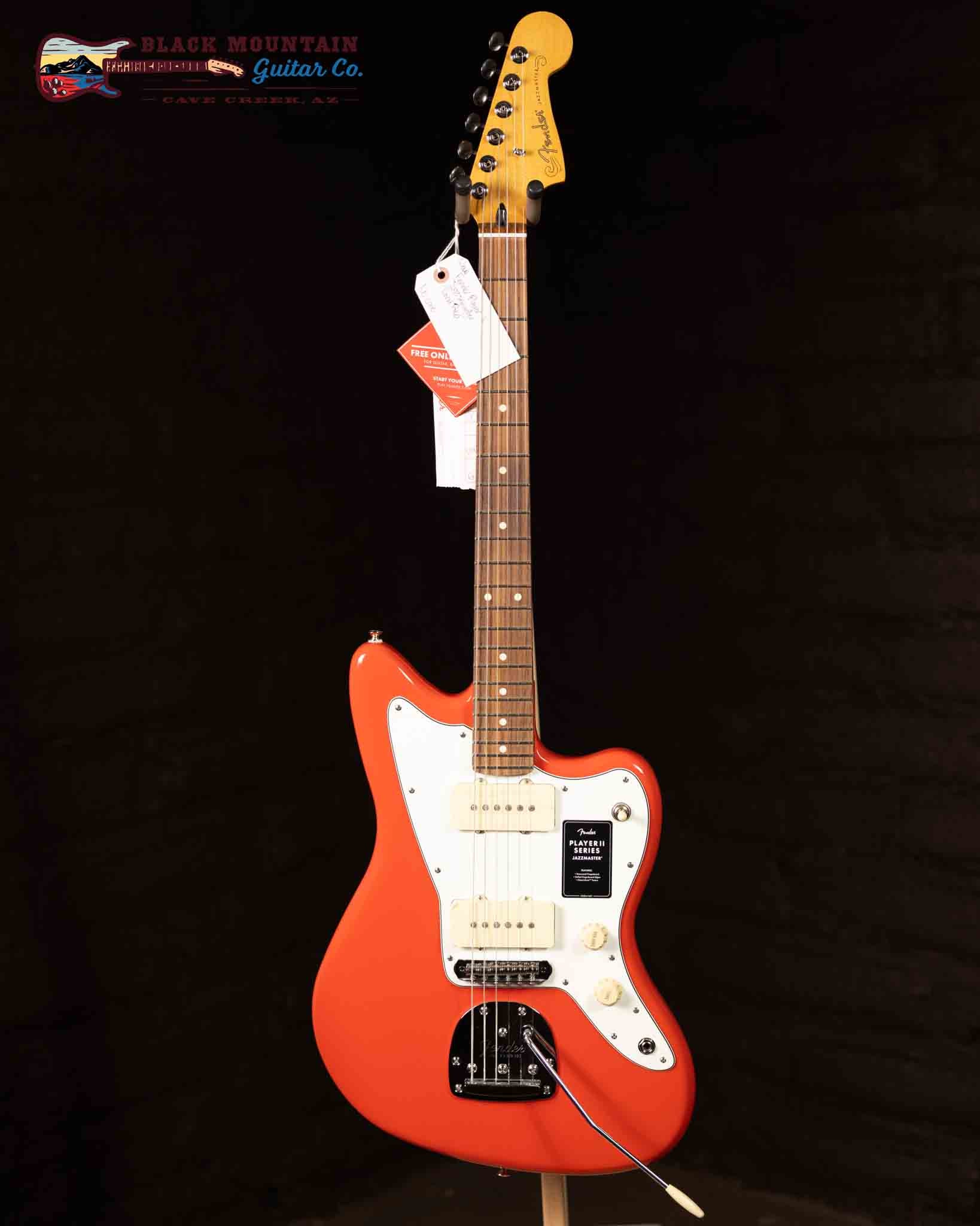 ギター Fender Player II Jazzmaster Fender Player II Jazzmaster Coral Red (New)| Black Mountain Guitar Co