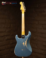 
              Fender Custom Shop 1956 Stratocaster Hardtail Heavy Relic-Super Aged Lake Placid Blue (New)
            