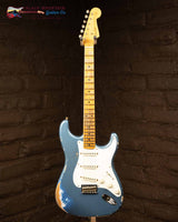 
              Fender Custom Shop 1956 Stratocaster Hardtail Heavy Relic-Super Aged Lake Placid Blue (New)
            