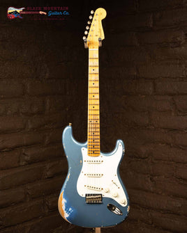 Fender Custom Shop 1956 Stratocaster Hardtail Heavy Relic-Super Aged Lake Placid Blue (New)