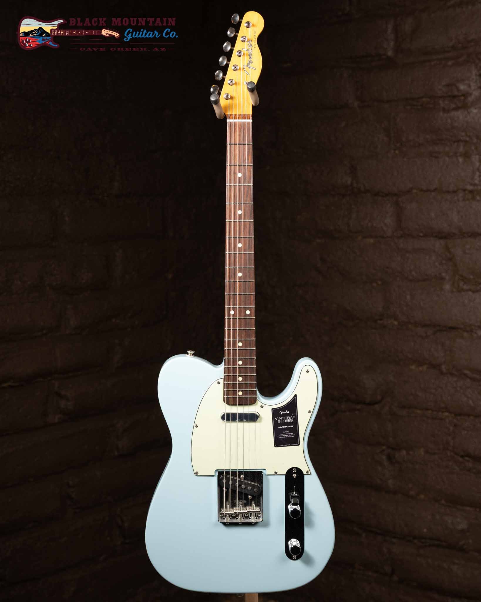 Fender Vintera II '60s Telecaster - Sonic Blue (New)| Black