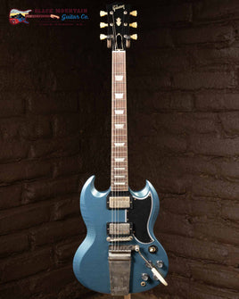 Gibson Custom Murphy Lab 1964 SG Standard Reissue with Maestro, Ultra Light Aged, Pelham Blue (New)